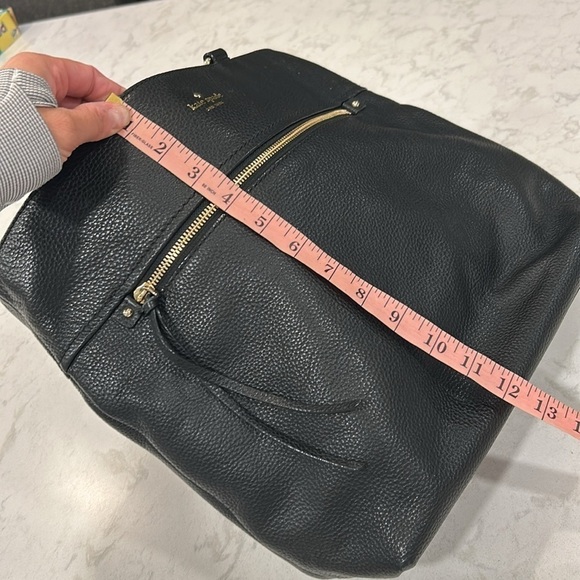 Kate Spade ♠️ Cobble Hill Black Pebbled Leather Kiernan Shoulder Bag - Picture 11 of 16